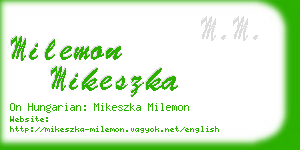 milemon mikeszka business card